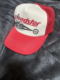 HYSTERIC GLAMOUR speedster メッシュキャップ レッドのサムネイル