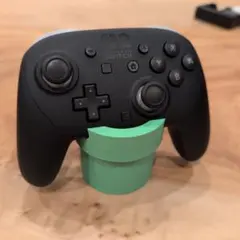 Switch Proコントローラー用 マリオ土管風スタンド｜デスク収納