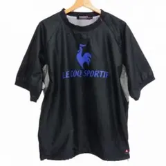 ✈ ルコック　ゴルフ　半袖 プルオーバー ジャケット　裏メッシュ　黒　LL　秋