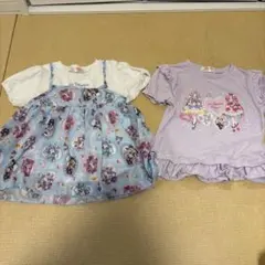 BANDAI APPAREL 名探偵プリキュア 半袖Tシャツ 2枚セット 120