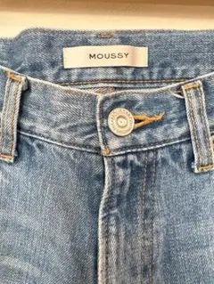 MOUSSY ライトブルーストレートデニム
