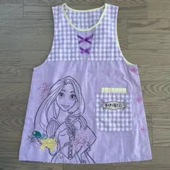 ディズニー　ラプンツェル エプロン 保育士　プリンセス
