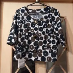 美品クリーニング済 セシカ CEST CHICA ノーカラージャケット キング