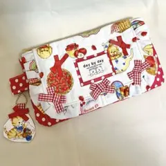 マーガレット&ソフィー　ぺぺ&ポポ　蓋付きマルチポーチ