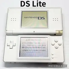 【液晶美品☆】ニンテンドー DS Lite クリスタルホワイト 動作確認済み