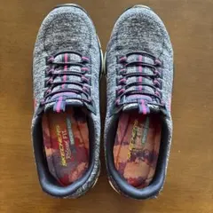 SKECHERS Memory Foam スニーカー グレー/ピンク