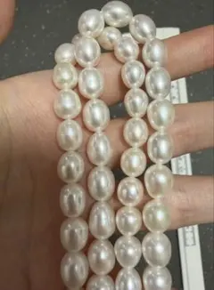 2385 淡水ベビーパール 3-3.5mm テリすごく良い キズ極微 ネックレス 