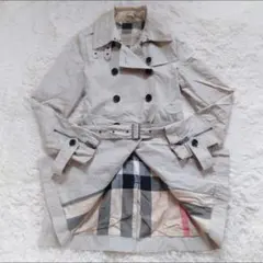 ✨入手困難✨バーバリーロンドン トレンチコート メガチェック レザー切替 LL burberry/バーバリー通販 | ロング チェックカラー トレンチ