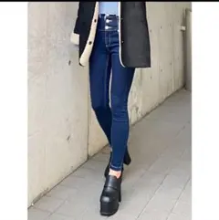 【ELDER】NUDEハイウエストデニム　サイズ2