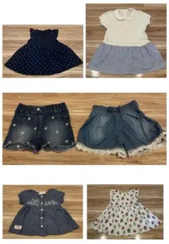 子ども服　まとめ売り　女の子　90cm 95cm 6着