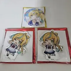 にじさんじ 立伝都々 みたらし団 スイパラ 缶バッジ アクスタ