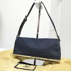 美品☆　フェンディ　マンマバケット　デニム　フラップ　ハンドバッグのサムネイル