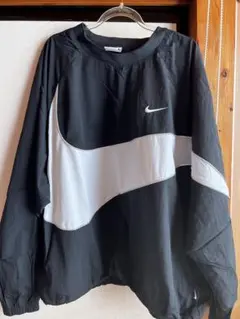Nike ナイロンジャケット XL ブラック/ホワイト