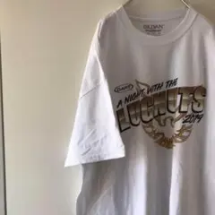 USA古着 lugnuts 90sデザイン オーバーサイズ Tシャツ