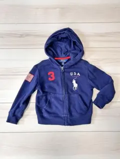 Polo Ralph Lauren 2T ネイビー パーカー