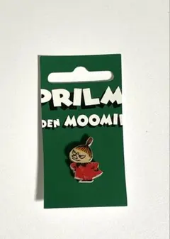 新品 フィンランド ムーミン 3D ピンバッジ リトルミイ と スナフキン