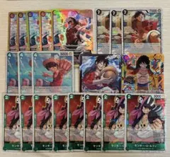 青紫ルフィ　リーダーパラレル　デッキ　デッキパーツ　調整パーツ付き　入賞構築 青紫ルフィ リーダーパラレル デッキ デッキパーツ 調整パーツ付き