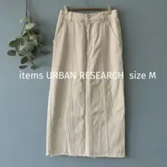 古着☆items URBAN RESEARCHデニムタイトスカート　ライトグレーのサムネイル