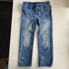 GAP 5歳用 ハート刺繍ジャギング　110㎝