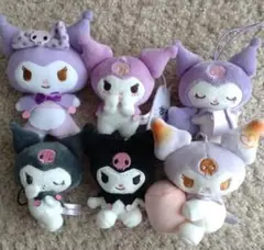サンリオ　クロミ　ぬいぐるみ　マスコット　まとめ売り　6点セット
