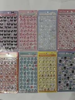 【正規品】サンリオ ボンボンドロップシールmini 全8種 コンプリートセット