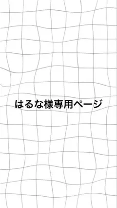 はるな様専用ページ