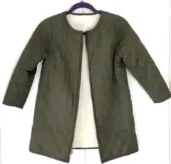 オリーブ カーキー キルティング リバーシブル コート B*MING 130cm