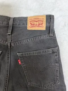 LEVI'S グレー ストレートデニム