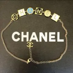CHANEL アルファベットネックレス CCロゴノベルティー