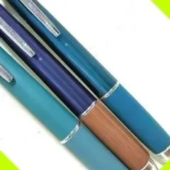 カ*ニ様 限定色・デザイン計3本ジェットストリーム 4＆1ボールペン　ウッドグリ