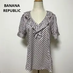 BANANA REPUBLIC バナナリパブリック 半袖 チュニック M 薄手のサムネイル