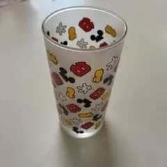 ミッキーマウス デザイン ガラスコップ