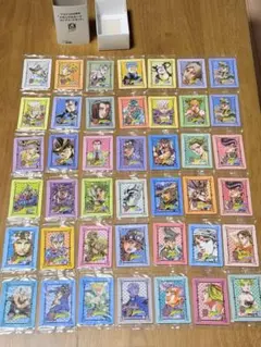 ジョジョの奇妙な冒険25周年メモリアルカードコンプリート 全42種 未開封懸賞品 ジョジョの奇妙な冒険25周年メモリアルカードコンプリート 全42種 未