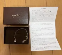 agete アガット　K10ネックレス　保証書付き