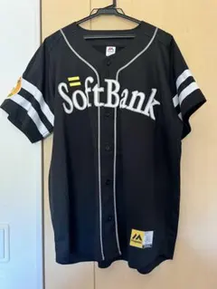 【極美品】福岡ソフトバンクホークス ビジターユニフォーム 背番号なし L
