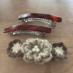 バレッタ　【3個セット販売】