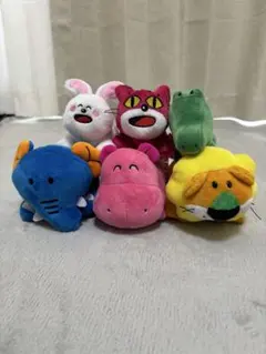 たべっ子どうぶつ ぬいぐるみ マスコット 6個セット