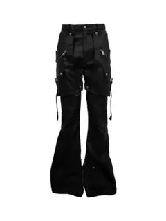 Rosen Kreuz】ZIP WIDE BAGGY PANTS - メルカリ