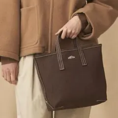 【美品】DANTON VOSGES MOYEN キャンバストート ブラウン系