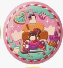 Disney ディズニー刺繍 缶バッジ シュガー・ラッシュ