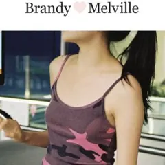 Brandy Melville 迷彩 タンクトップ カモフラージュ【新品】 - メルカリ