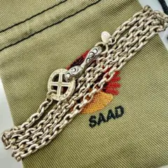 美品　SAAD 細角チェーン　約50センチ 美品 SAAD SV楕円形チェーン 約50センチ 18.73g - メルカリ