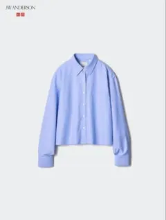 【ユニクロ】JW ANDERSON オックスフォードシャツ　ブルー