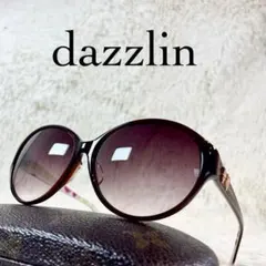極美品　dazzlin　ダズリン　サングラス　パープルレンズ　ブラウンフレームのサムネイル