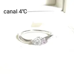 【美品】カナル4℃ シルバーリング 9号