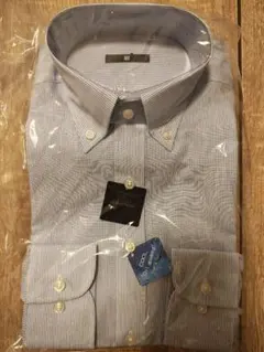 SUIT SELECT 長袖シャツ ボタンダウン ストライプのサムネイル