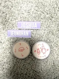 SEVENTEEN ジョンハン&ジョシュア ネーム＆ワッペンバッジセット