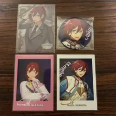 あんスタ 七種茨 7周年 8周年 ぱしゃっつ 缶バッジ クリアカード 4点セット