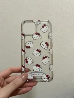 ハローキティ 透明iPhoneケース