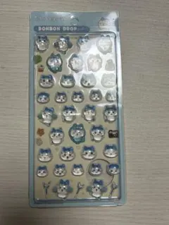 ハチワレ　ボンボンドロップシール